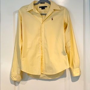 Yellow striped Ralph Lauren Oxford- Slim Fit
